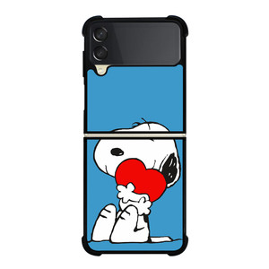SNOOPY LOVE Samsung Z Flip 3 Case SNOOPY LOVE Samsung Z Flip 3 Case