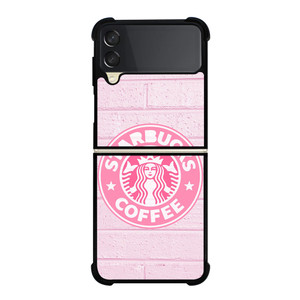STARBUCKS COFFEE PINK 2 Samsung Z Flip 3 Case STARBUCKS COFFEE PINK 2 Samsung Z Flip 3 Case