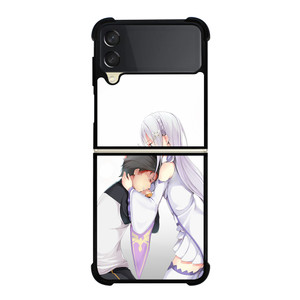 SUBARU AND EMILIA 2 Samsung Z Flip 3 Case SUBARU AND EMILIA 2 Samsung Z Flip 3 Case