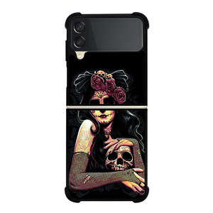 SUGAR SKULL GIRL Samsung Z Flip 3 Case SUGAR SKULL GIRL Samsung Z Flip 3 Case