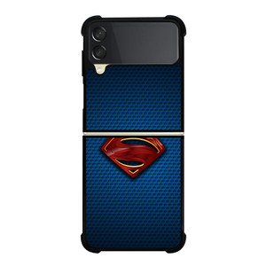 SUPERMAN ELECTRIC BLUE LOGO 2 Samsung Z Flip 3 Case SUPERMAN ELECTRIC BLUE LOGO 2 Samsung Z Flip 3 Case