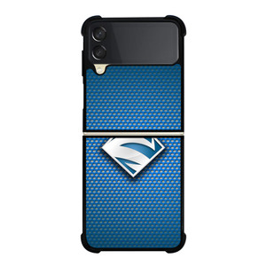 SUPERMAN ELECTRIC BLUE LOGO Samsung Z Flip 3 Case SUPERMAN ELECTRIC BLUE LOGO Samsung Z Flip 3 Case