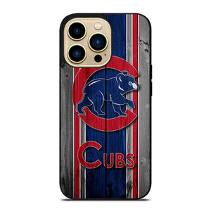 CHICAGO CUBS WOODEN iPhone 14 Pro Max Case