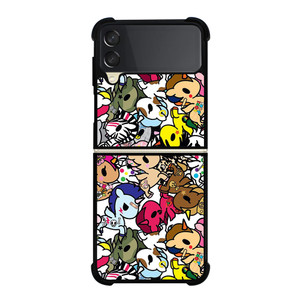 TOKIDOKI UNICORNO COLLAGE Samsung Z Flip 3 Case TOKIDOKI UNICORNO COLLAGE Samsung Z Flip 3 Case