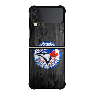 TORONTO BLUE JAYS WOODEN Samsung Z Flip 3 Case TORONTO BLUE JAYS WOODEN Samsung Z Flip 3 Case