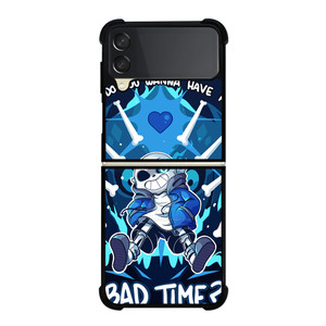 UNDERTALE SANS BAD TIME Samsung Z Flip 3 Case UNDERTALE SANS BAD TIME Samsung Z Flip 3 Case