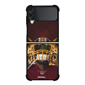 WASHINGTON COMMANDERS HELMET 2 Samsung Z Flip 3 Case WASHINGTON COMMANDERS HELMET 2 Samsung Z Flip 3 Case