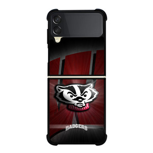 WISCONSIN BADGERS Samsung Z Flip 3 Case WISCONSIN BADGERS Samsung Z Flip 3 Case