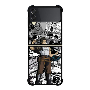 YAMI BLACK CLOVER COLLAGE 4 Samsung Z Flip 3 Case YAMI BLACK CLOVER COLLAGE 4 Samsung Z Flip 3 Case