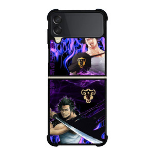 YAMI BLACK CLOVER COOL Samsung Z Flip 3 Case YAMI BLACK CLOVER COOL Samsung Z Flip 3 Case