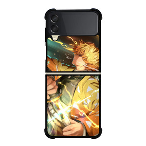 ZENITSU AGATSUMA DEMON SLAYER Samsung Z Flip 3 Case ZENITSU AGATSUMA DEMON SLAYER Samsung Z Flip 3 Case