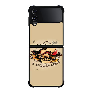 SAILOR JERRY TATTOO 4 Samsung Z Flip 4 Case SAILOR JERRY TATTOO 4 Samsung Z Flip 4 Case