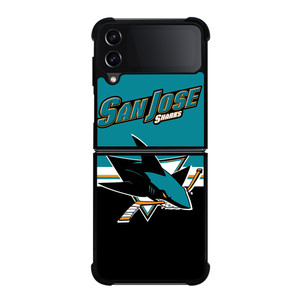 SAN JOSE SHARKS 4 Samsung Z Flip 4 Case SAN JOSE SHARKS 4 Samsung Z Flip 4 Case