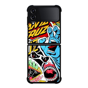 SANTA CRUZ SKATEBOARD 3 Samsung Z Flip 4 Case SANTA CRUZ SKATEBOARD 3 Samsung Z Flip 4 Case