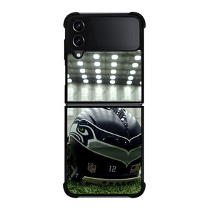SEATTLE SEAHAWK HELMET Samsung Z Flip 4 Case SEATTLE SEAHAWK HELMET Samsung Z Flip 4 Case