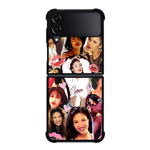 SELENA QUINTANILLA COLLAGE Samsung Z Flip 4 Case SELENA QUINTANILLA COLLAGE Samsung Z Flip 4 Case