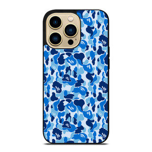 CAMO BAPE LOGO iPhone 14 Pro Max Case