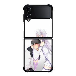 SUBARU AND EMILIA 2 Samsung Z Flip 4 Case