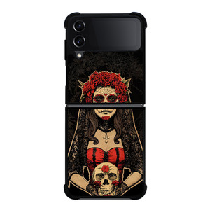 SUGAR SKULL GIRL 2 Samsung Z Flip 4 Case SUGAR SKULL GIRL 2 Samsung Z Flip 4 Case
