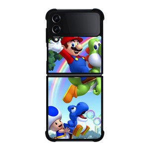 SUPER MARIO AND FRIEND 2 Samsung Z Flip 4 Case SUPER MARIO AND FRIEND 2 Samsung Z Flip 4 Case