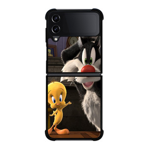SYLVESTER THE CAT AND TWEETY Samsung Z Flip 4 Case SYLVESTER THE CAT AND TWEETY Samsung Z Flip 4 Case