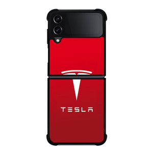 TESLA CAR LOGO 2 Samsung Z Flip 4 Case
