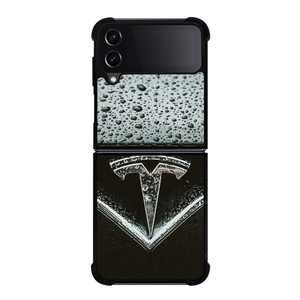 TESLA CAR LOGO 3 Samsung Z Flip 4 Case TESLA CAR LOGO 3 Samsung Z Flip 4 Case