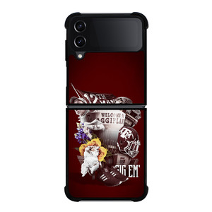 TEXAS A&M AGGIES Samsung Z Flip 4 Case TEXAS A&M AGGIES Samsung Z Flip 4 Case