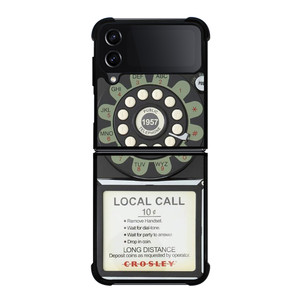VINTAGE RETRO PAYPHONE 3 Samsung Z Flip 4 Case VINTAGE RETRO PAYPHONE 3 Samsung Z Flip 4 Case