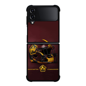WASHINGTON COMMANDERS HELMET Samsung Z Flip 4 Case WASHINGTON COMMANDERS HELMET Samsung Z Flip 4 Case