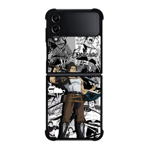 YAMI BLACK CLOVER COLLAGE 4 Samsung Z Flip 4 Case YAMI BLACK CLOVER COLLAGE 4 Samsung Z Flip 4 Case