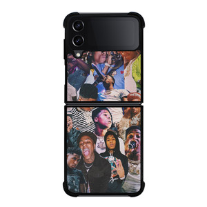 YOUNGBOY NBA COLLAGE Samsung Z Flip 4 Case YOUNGBOY NBA COLLAGE Samsung Z Flip 4 Case
