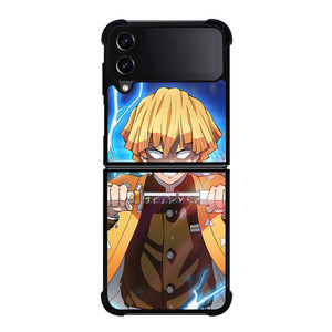 ZENITSU AGATSUMA DEMON SLAYER 4 Samsung Z Flip 4 Case ZENITSU AGATSUMA DEMON SLAYER 4 Samsung Z Flip 4 Case