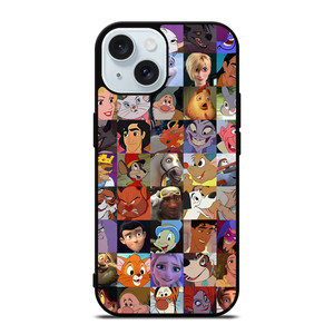 ALL DISNEY CHARACTERS COLLAGE iPhone 15 Case