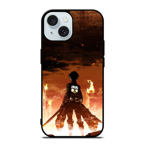 ATTACK ON TITAN EREN YEAGER 2 iPhone 15 Case ATTACK ON TITAN EREN YEAGER 2 iPhone 15 Case