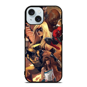 AVENGERS COMICS MARVEL iPhone 15 Case