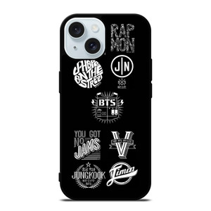 BTS BANGTAN BOYS KPOP LOGO iPhone 15 Case