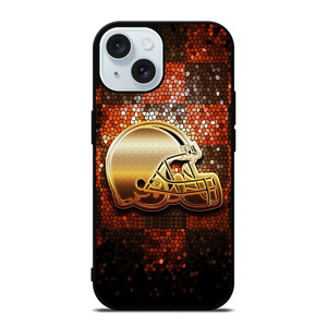 CLEVELAND BROWNS HELMET iPhone 15 Case CLEVELAND BROWNS HELMET iPhone 15 Case