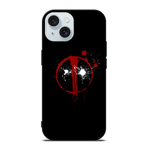 DEADPOOL SUPERHERO LOGO iPhone 15 Case DEADPOOL SUPERHERO LOGO iPhone 15 Case