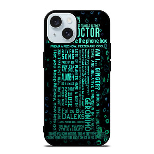DOCTOR WHO TARDIS iPhone 15 Case DOCTOR WHO TARDIS iPhone 15 Case