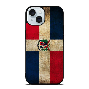 DOMINICAN REPUBLIC FLAG 2 iPhone 15 Case DOMINICAN REPUBLIC FLAG 2 iPhone 15 Case
