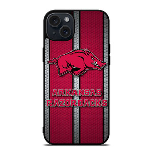 ARKANSAS RAZORBACKS LOGO iPhone 15 Plus Case ARKANSAS RAZORBACKS LOGO iPhone 15 Plus Case