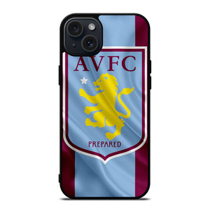 ASTON VILLA FC LOGO EPL iPhone 15 Plus Case
