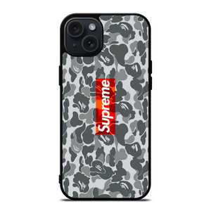 BAPE CAMO SUPREME 2 iPhone 15 Plus Case