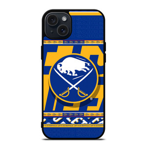 BUFALLO SABRES LOGO 2 iPhone 15 Plus Case