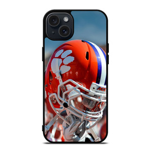 CLEMSON TIGERS HELMET 2 iPhone 15 Plus Case