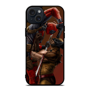 DEADPOOL VS WOLVERINE iPhone 15 Plus Case DEADPOOL VS WOLVERINE iPhone 15 Plus Case
