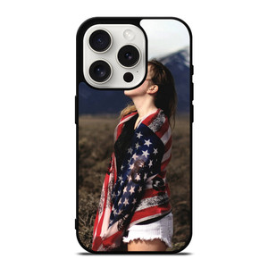 AMERICAN FLAG GIRL iPhone 15 Pro Case AMERICAN FLAG GIRL iPhone 15 Pro Case
