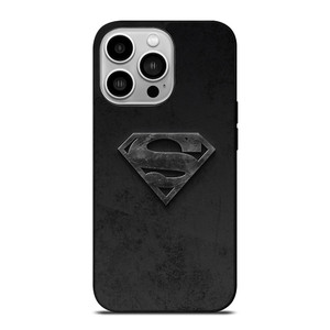 SUPERMAN BLACK LOGO iPhone 14 Pro Case