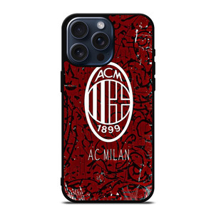 AC MILAN FOOTBALL CLUB LOGO iPhone 15 Pro Max Case AC MILAN FOOTBALL CLUB LOGO iPhone 15 Pro Max Case